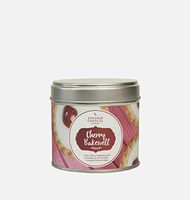 Shearer Candles Cherry Bakewell, Scented, Tin Candle, Cotton Wick, Fragrance & Essential Oils Pink, Silver, White, Large