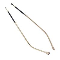 Glasses Replacement Temple Eyeglasses Metal Frame Temple Arms,1 Pair Gold