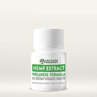 Life Bloom Organics - Quick Dissolve Hemp Extract Wellness Tablets - Wellness Formula - 25 Instant Dissolve Tablets - 10 mg per Tablet
