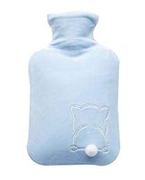 [D] Hot Water Bottle with Cover Winter Hand Warmer, 900ML