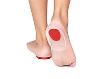 Urgent Care Orthopedic Gel Cup Heel Supports (Red)
