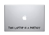 This Laptop is a Portkey - Apple MacBook Decal - 15 Color Options