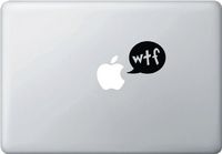 Yadda-Yadda Design Co. WTF - MacBook or Laptop Decal