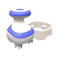 Techecho Comfortable 3D Rotary Scalp Body Multi-use Mini Massager Cervical Neck and Shoulder Massager Massager Hair Stimulation and Stress Relief