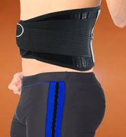Magnetic Lumbar Back Waist Support Brace Double Banded Adjustable Tourmaline Pad (M)