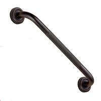 YSXZM Bathroom Grab Rail, Wall-Mounted Structure Armrests Anti-Skid Handle Railings Safety Support Rail Straight Handrail Bathtub Brown (Size : 51CM3)