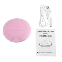 Fdit Ultrasonic Contact Lens Cleaner Washer Household Ultrasonic Cleaner for Contact Lens Mini Auto Ultrasonic Contact Lens Cleaner Machine USB Charger(2#)