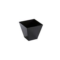 Mini Ware 2 oz Plastic Square Bowl Black/Case of 288