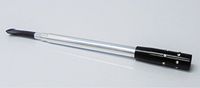 Telescopic Silver Studded Cigarette Holder 5" Closed 10" Open, CH5-10STS-1