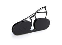 Nooz Optics - Reading Glasses Essential Alba - Oval Shape - Ultra-Light Nylon Frames - Ultra-Compact Case for Your Daily Carry - 6 Colors and 5 Corrections - for Men and Women.
