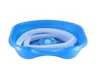 ZQXFP LYX@ Wash Basin Nursing Bed Household Child Pregnant Woman Old Man Shampoo Artifact Gift Supine Pillow Type Shampoo Sky Blue (Color : Sky Blue)