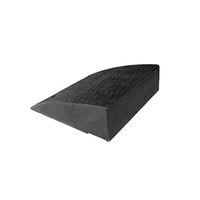 Rubber Car Curb Ramps Tire Protection Ramp, Protective Wear-resistant Rubber Triangle Pad Multi-function Staircase Supermarket Parking Lot Vehicle Threshold Sloping Pad 14.5-19cm Threshold Ramp Kit Se