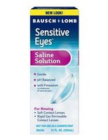 Bausch & Lomb Sensitive Eyes Saline Solution-12 oz, 3 pack