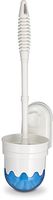 Decodyne Toilet Brush with Holder, Suction Cup Mounting, Bathroom Space Saver