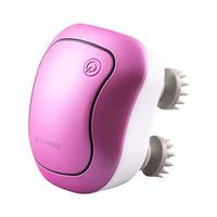 DONGBALA Electric Scalp Massager, Head Relax Massager Electronic Hair Brush Stress Reliever 3 Mode IPX7 Waterproof for Hair Growth Hair Cleansing Face Neck Leg Body Massage,Pink