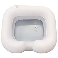 PVC Hair Washing Basin,Inflatable Shampoo Basin Kit for Disabled and Elderly Bed Easy & Safe Bathing & Shampooing