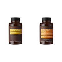 Amazon Elements Glutathione, 500mg, 60 Capsules, 2 Month Supply & Turmeric Complex, 400mg Turmeric Curcumin, 140mg Ginger, 10mg Black Pepper, 65 Capsules (2 Month Supply)