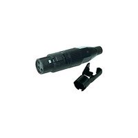 XLR Plug - Amphenol, Female, 3-Pole, Thermoplastic