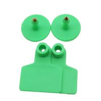 VistorHies - 100 Pcs Cattle Ear Tag Without Word Cattle Ear Card 41x50mm Pig Ear Number Plate Sign Importation Of Amphorated Ear Tagd