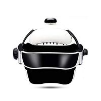 ZXGFA Head Massager, Electric Multifunctional Head Massager Helmet for Soothing Music and Headache Insomnia and Relieve Fatigue,Wireless