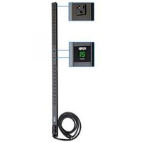 Tripp Lite PDUMV30 Single-Phase Metered PDU - Vertical rackmount - power distribution unit ( rack-mountable ) - 30 A - AC 120 V - 2.9 kW - input: NEMA L5-30 - 24 output connector(s) ( NEMA 5-15/20 ) - 0U