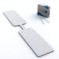 DYNAREX Adhesive Strip Plastic .5 X 2.75" Butterfly White (#3616, Sold Per Box)