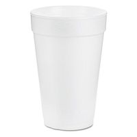 Dart 14J16 Drink Foam Drink- 14 oz- White- 1000/Carton