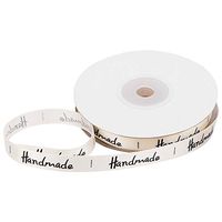 KEYREN Ribbon Wrapping Satin Packing Cotton Thread Tape 20 Yard Gift Packaging for Home/Wedding Decoration (Beige)
