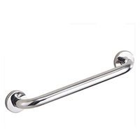 YSXZM Grab Bar, 304 Stainless Steel Grab Rails Bathroom Anti-Slip Grip Grab Bar Rail Safety Support for Disabled Elderly Safety Aid (Size : 38CM)