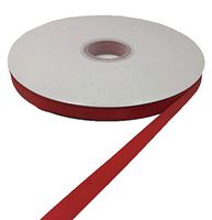 100 Yards 3/8-inch Wide Solid Satin Ribbon Roll, Gift Wrapping Hair Bows Party Wedding Supply (Red)