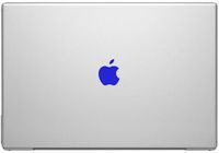 Blue Color Change Apple Overlay Decal Sticker - Vinyl Decal for Cars, Macbooks, and Other Laptops