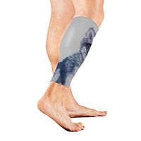 Calf Guard Sleeves Cute Dog Huskies Sports Calves Guards Sleeves for Running, Basketball, Baseball, Football