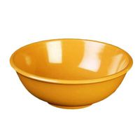 Yanco MS-5807YL Mile Stone Salad Bowl, 24 OZ Capacity, 2.5" Height, 7.25" Diameter, Melamine, Yellow Color, Pack of 24