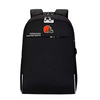 Unisex Laptop Backpack with USB Charging Port, Waterproof and Anti-Theft - Pick Cleveland Browns