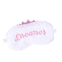 Shinywear Cute Rabbit Sleeping Eye Mask Plush Blindfold Travel Sleep Masks Super Soft Funny Eye Cover for Kids Girls and Adult (Sequin Embroidered Dreams)