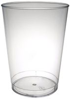 Party Essentials N102521 Plastic Party Cups/Tumblers, 10-Ounce Capacity, Clear (Case of 500)