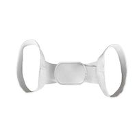 Humpback Correction, Straight Back Shoulder Strap Invisible Breathable Inner Wear Correction Belt Back Stretch Orthopedic Belt,White