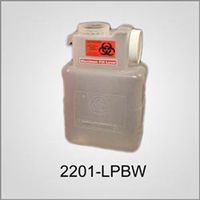 Sharps Container Leakproof (Clear), Unit Size: 1.5 GALLON, Sold in 22/Case