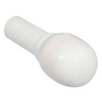 Europa Mushroom Non Rolling Cane Tip - 1-2 inch White