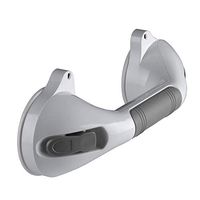 Glacier Bay 12 in. x 1-1/4 in. Suction Assist Bar with Suction Indicators in White