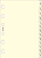 Filofax Accessories A-Z Index, Two Letter Pocket Size - FF-211664