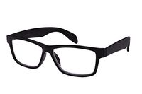 Buy 1 Get 1 Free BOGO Retro Vintage 80s Classic Rectangular Reading Glasses Lightweight Crystal Clear Readers for Men Women540593-+2.25-4