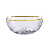 BBSEQ Household Practical Tableware, Lead-Free Glass, Dessert Bowl Vegetable Salad Bowl Soup Bowl Home Rice Bowl