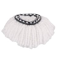 chiak Spin Mop Refill,Home Household White Easy Wring Spin Mop Refill for o-Cedar/vileda Steam Mops