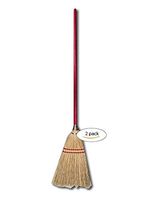 Brooms - 2 pack (Childs Size Broom - handle color may vary)