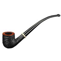 FULUSHOU Mediterranean Briar Wood Tobacco Pipe, Reading Carved Pipe 2