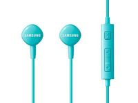 Samsung HS130 Wired Stereo Earbud 3.5mm universal headset with In-Line Multi-Function Answer/Call Button (Blue)