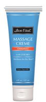 Bon Vital' Original Massage Crème for a Versatile Massage Foundation to Relax Sore Muscles & Repair Dry Skin, Revitalize Skin and Lock in Moisture, Allows for Muscle Manipulation, 8 Ounce Tube - BVORIGC8ZT