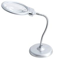 FoldableLightweight Desk Magnifier with Led Light Foldable Elderly Children Reading Aid Tabled 10X 20X Loupe, Macular Degeneration, Eye Protection, Craft Watch Repair