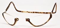 Clic Magnetic Reader - Rimless Top, Light Tortoise - Strength +1.5